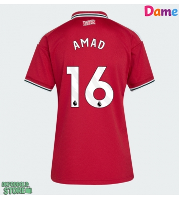 Manchester United Amad Diallo #16 Replika Hjemmebanetrøje Dame 2026-27 Kortærmet